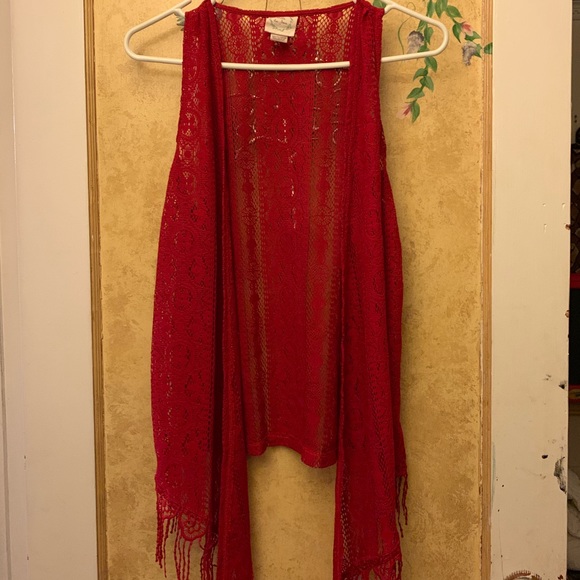 Boho Crochet Vest - Picture 1 of 3